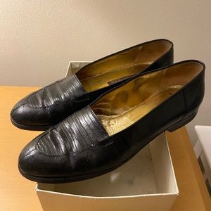 Walter Steiger Vintage Black Loafers